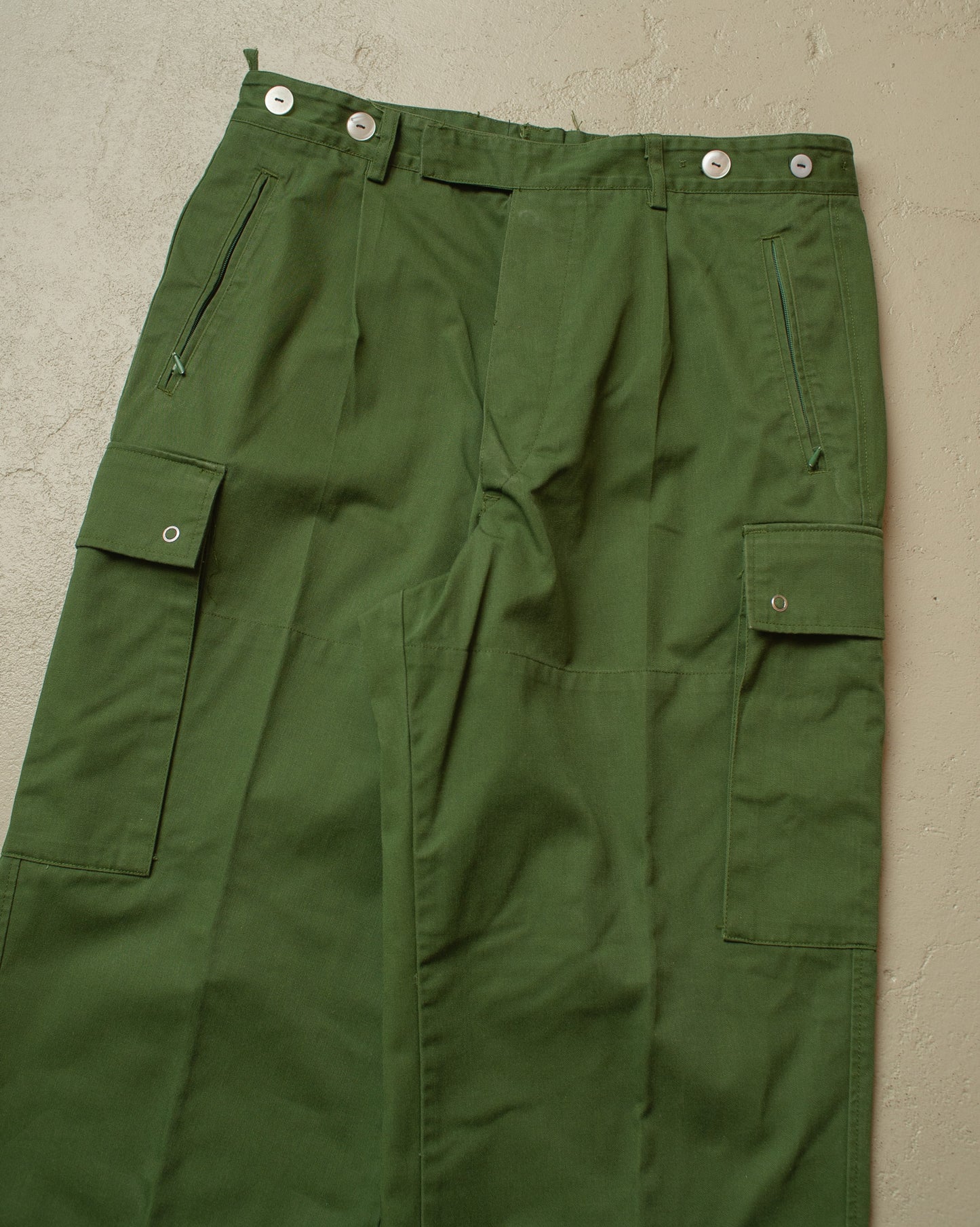 1970s/80s German Police Cargo Pants green - W34 L32