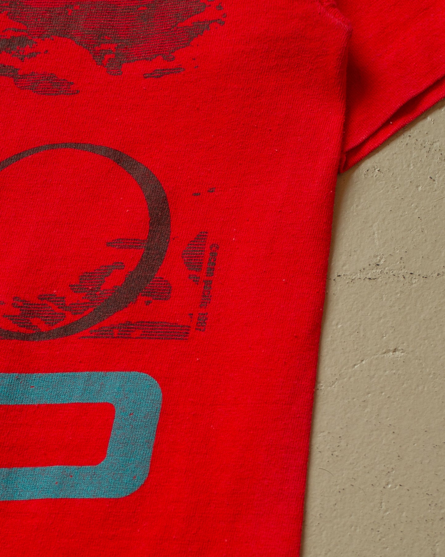 1987 Ocean Pacific Huntington Beach T-shirt red - S/M