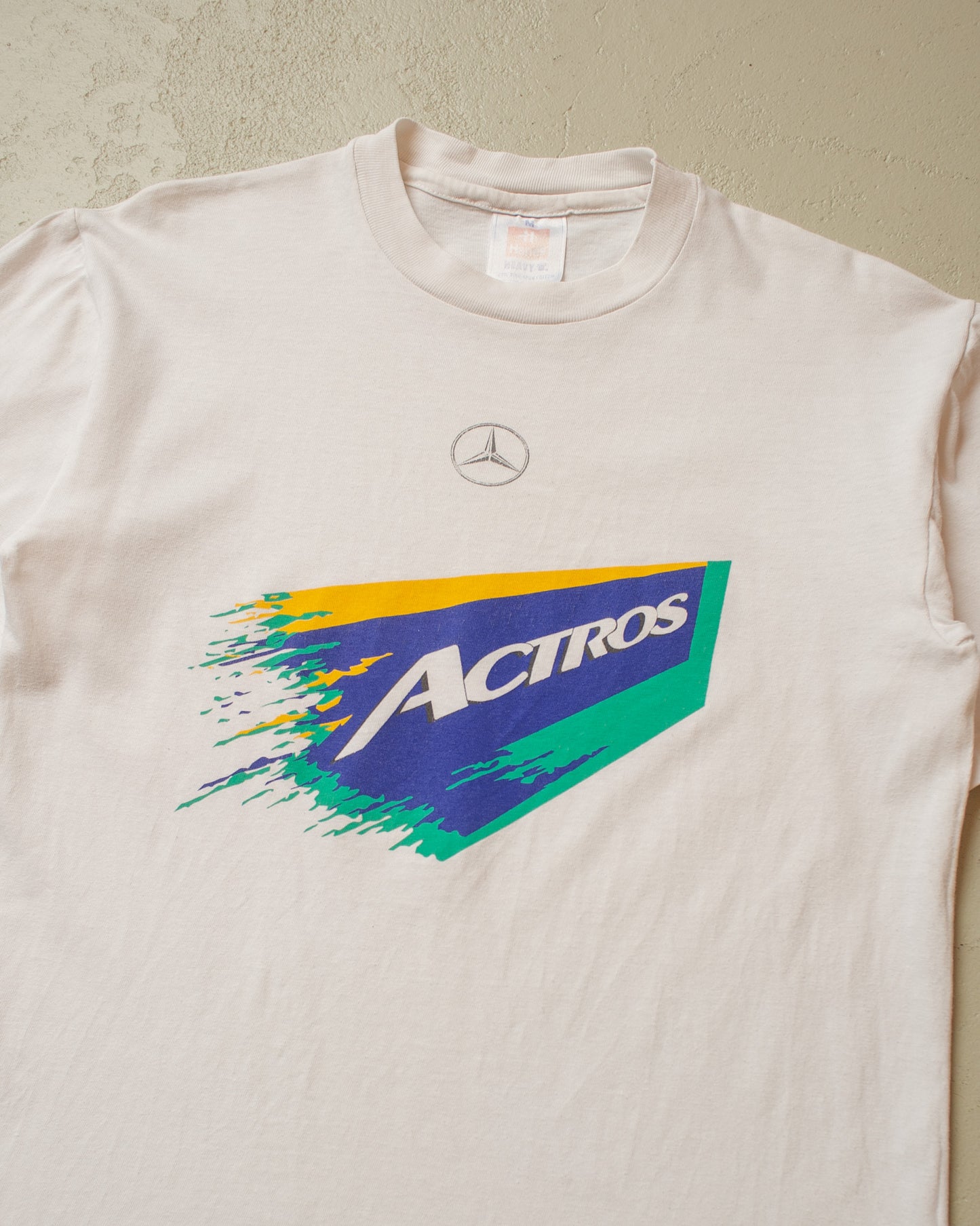 1990s Mercedes Actros T-shirt white - M