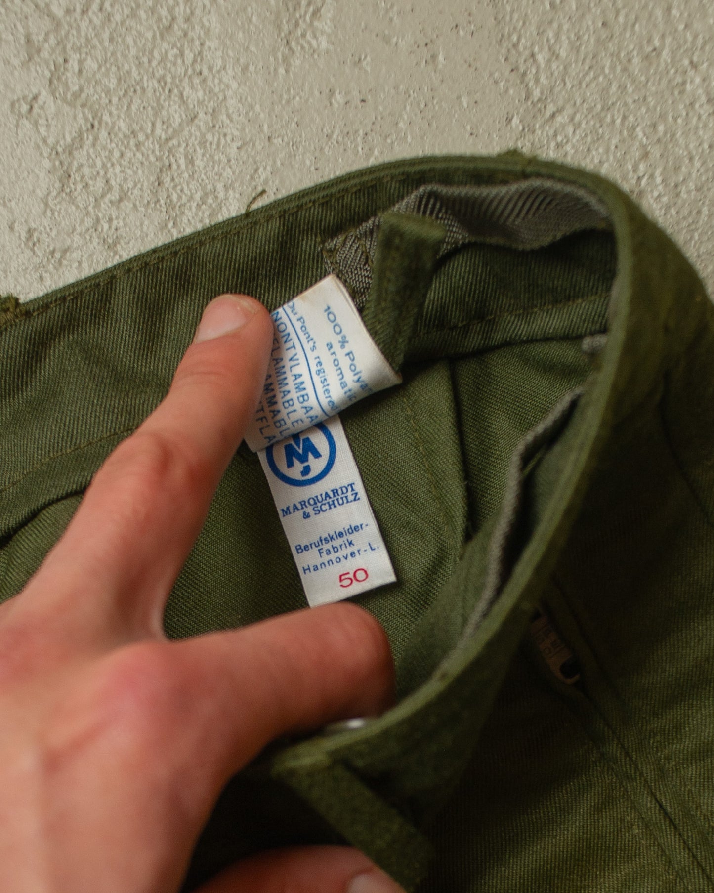1970s/80s German Police Cargo Pants khaki - W33 L31