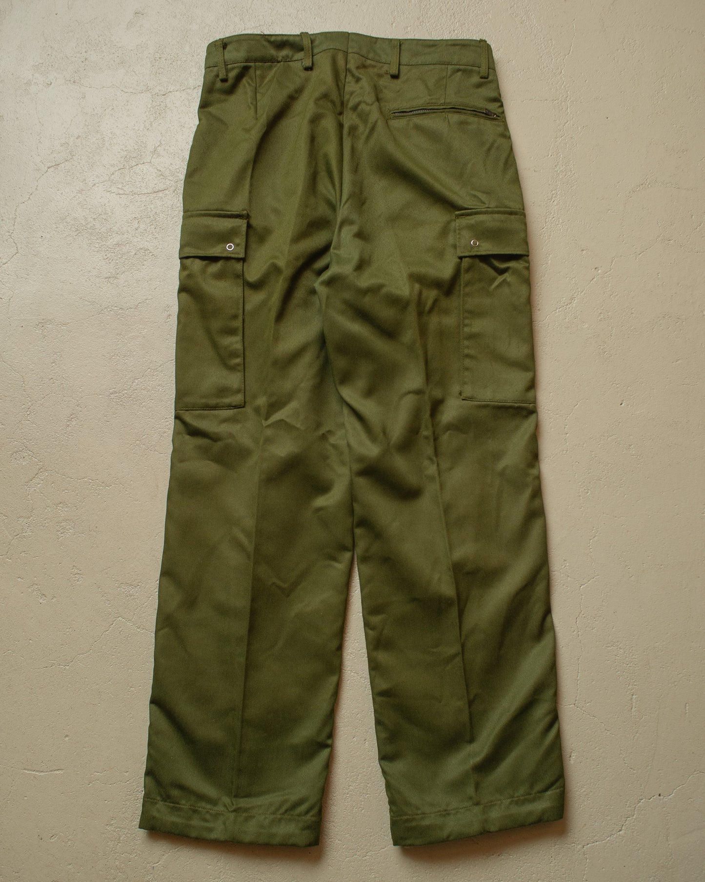 1970s/80s German Police Cargo Pants khaki - W33 L31