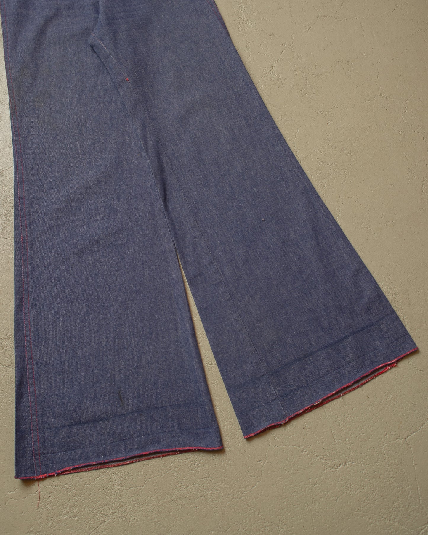 1970s Womens Flared light Jeans blue - W28 L32