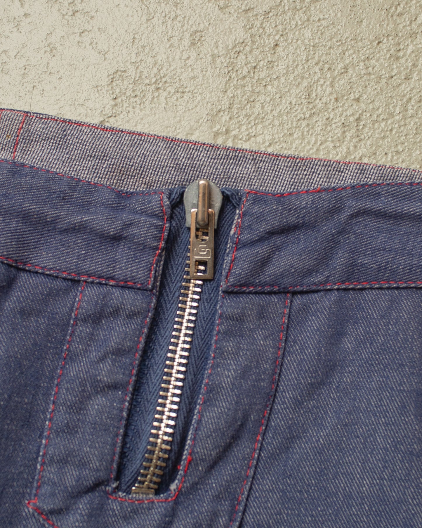 1970s Womens Flared light Jeans blue - W28 L32