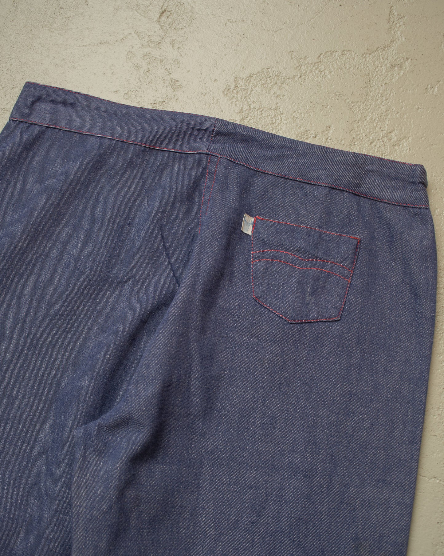 1970s Womens Flared light Jeans blue - W28 L32