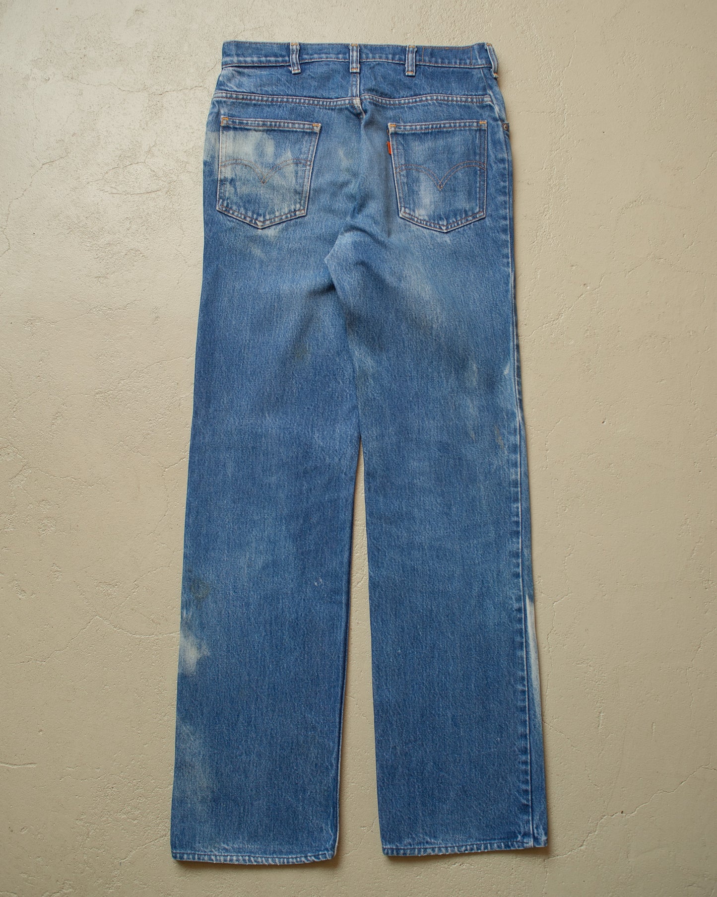 1990s Faded Levi´s Orange Tab Straight Fit Jeans blue - W30 L33