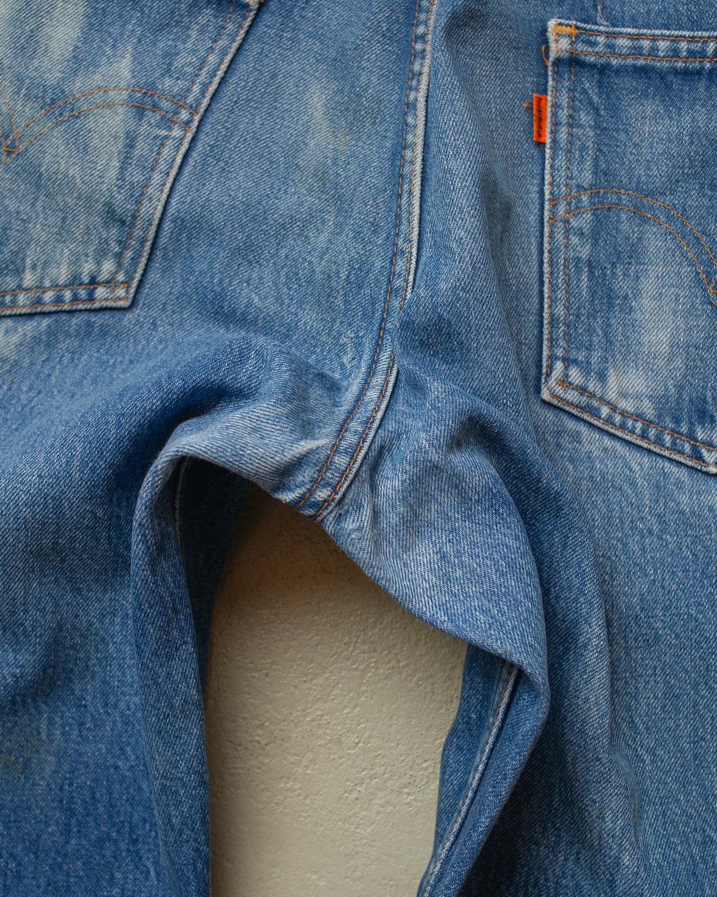 1990s Faded Levi´s Orange Tab Straight Fit Jeans blue - W30 L33