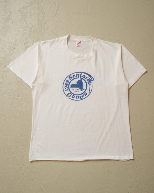 1989 Senior Games T-shirt white - L/XL