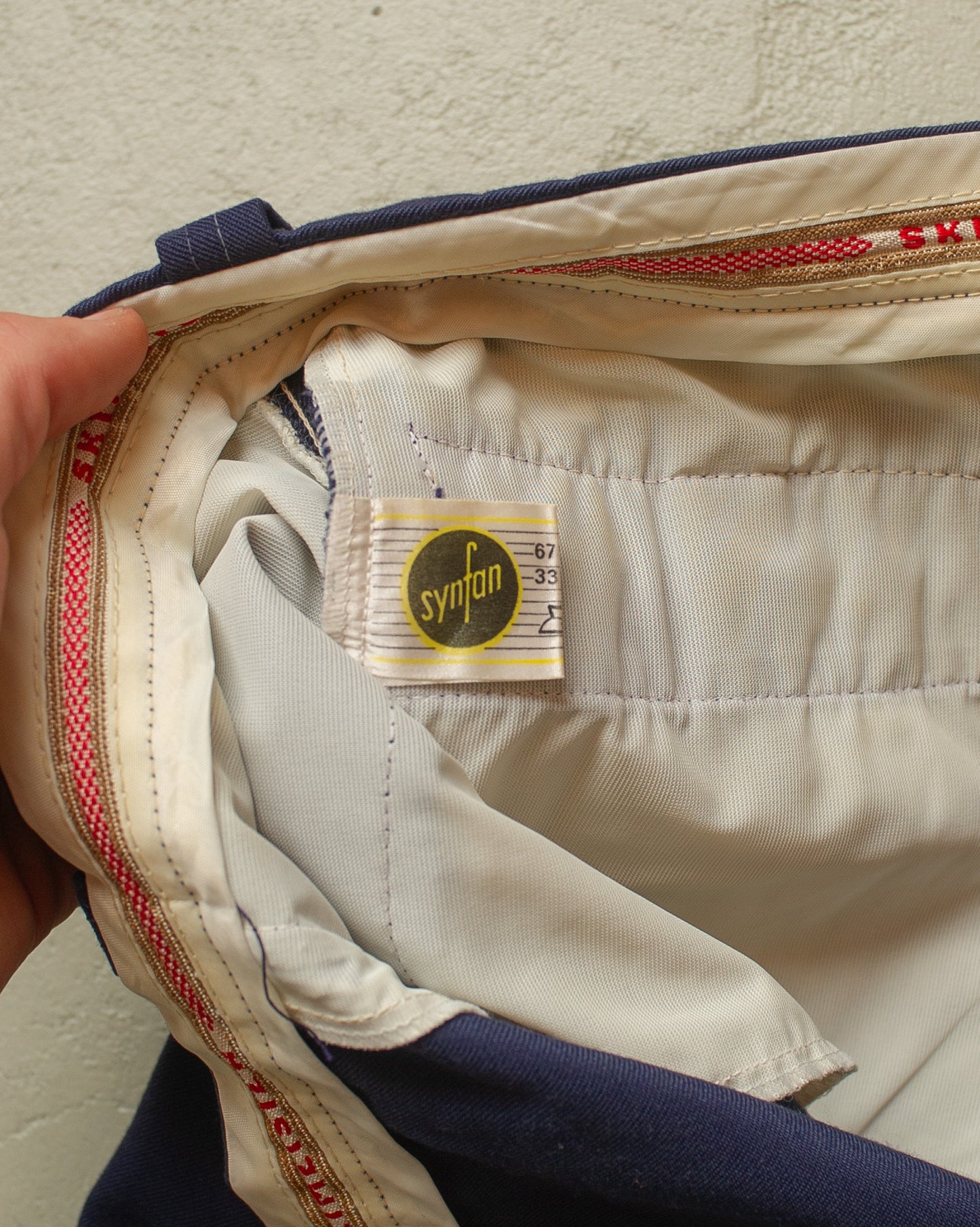 1960s/70s "Skimeister" Shorts navyblue - W36