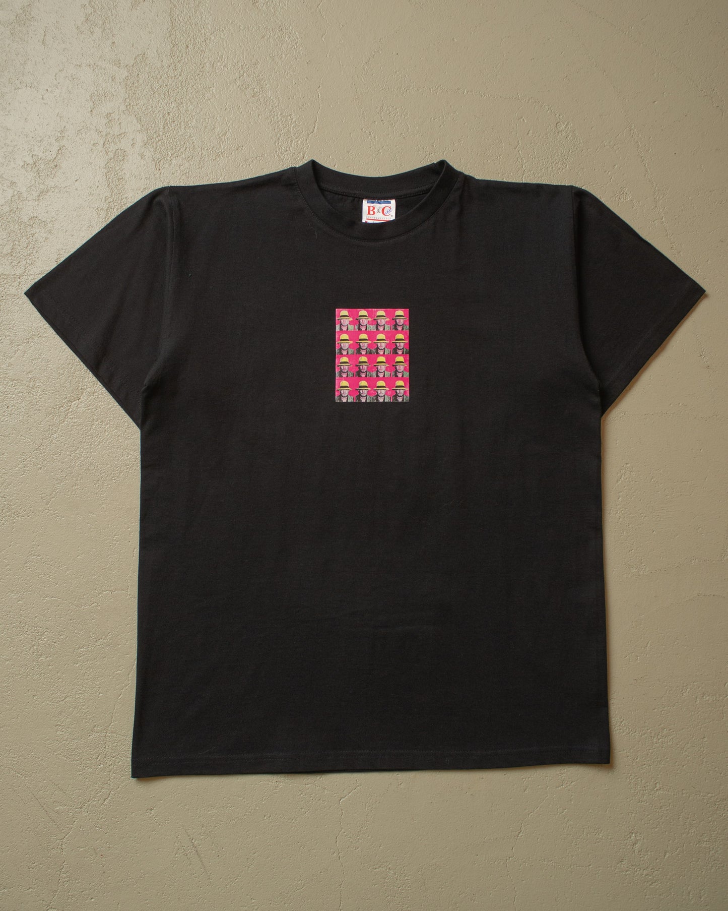 2000s Box Print T-shirt black - M/L