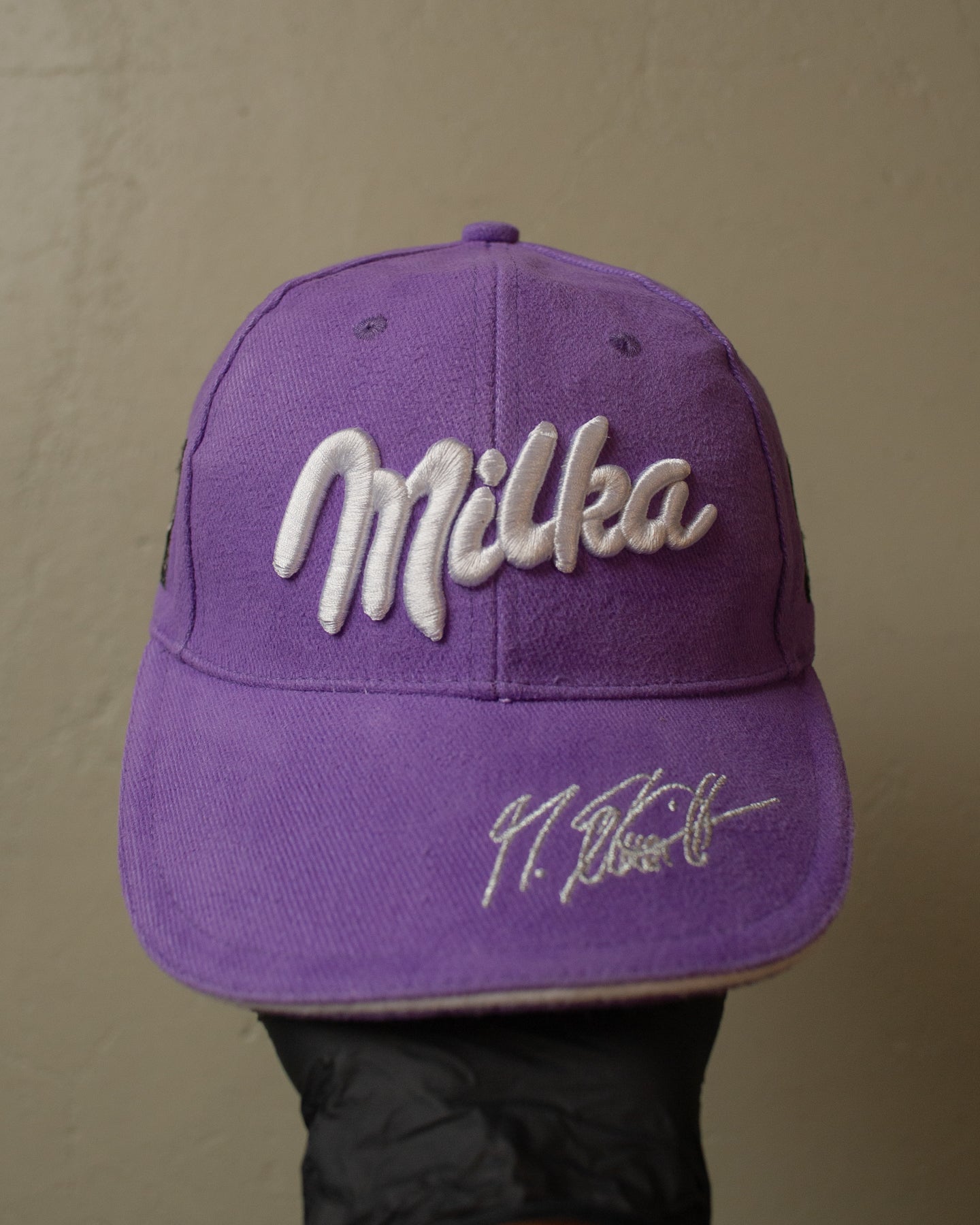 late 90s/00s Milka Martin Schmitt Strapback purple