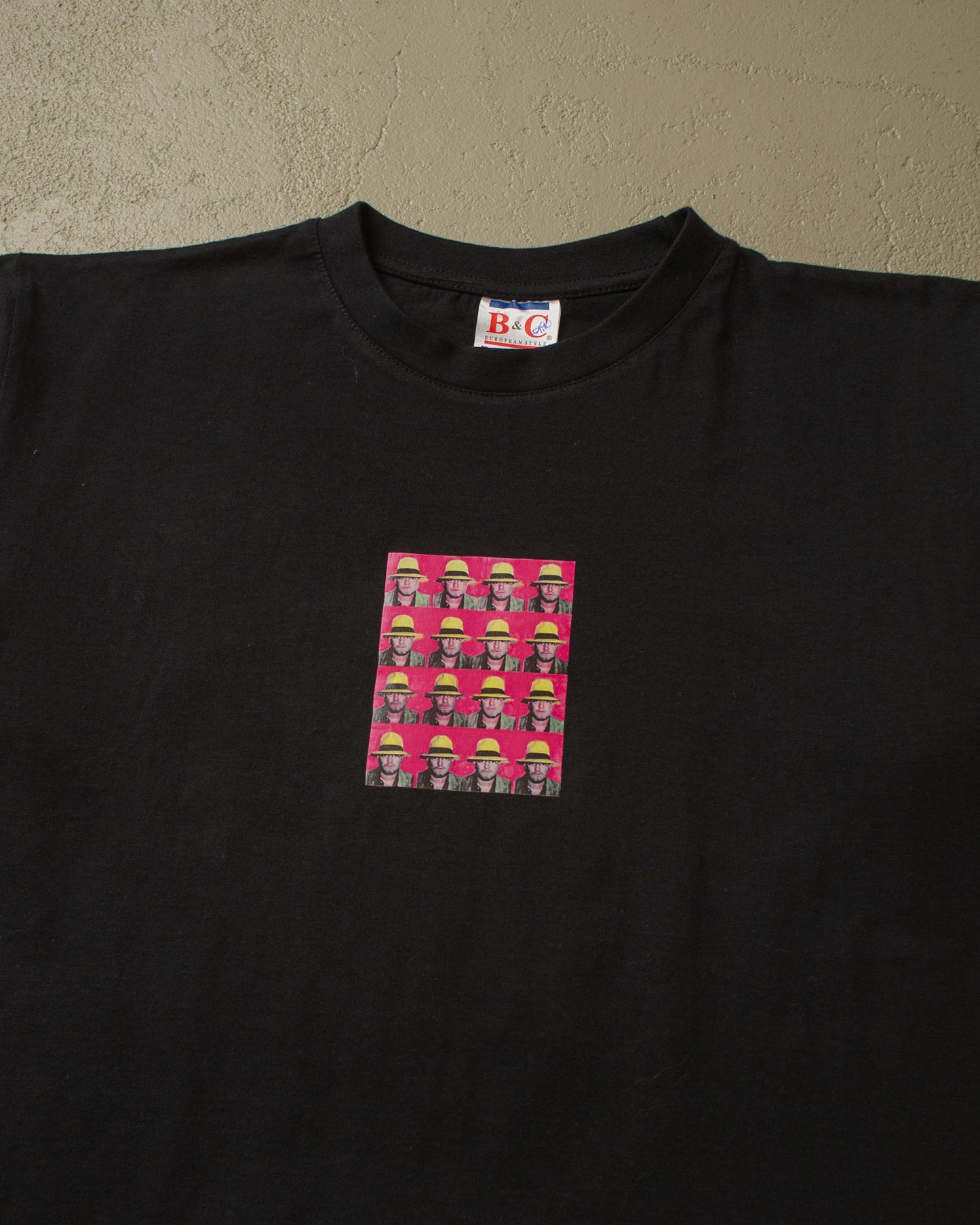2000s Box Print T-shirt black - M/L