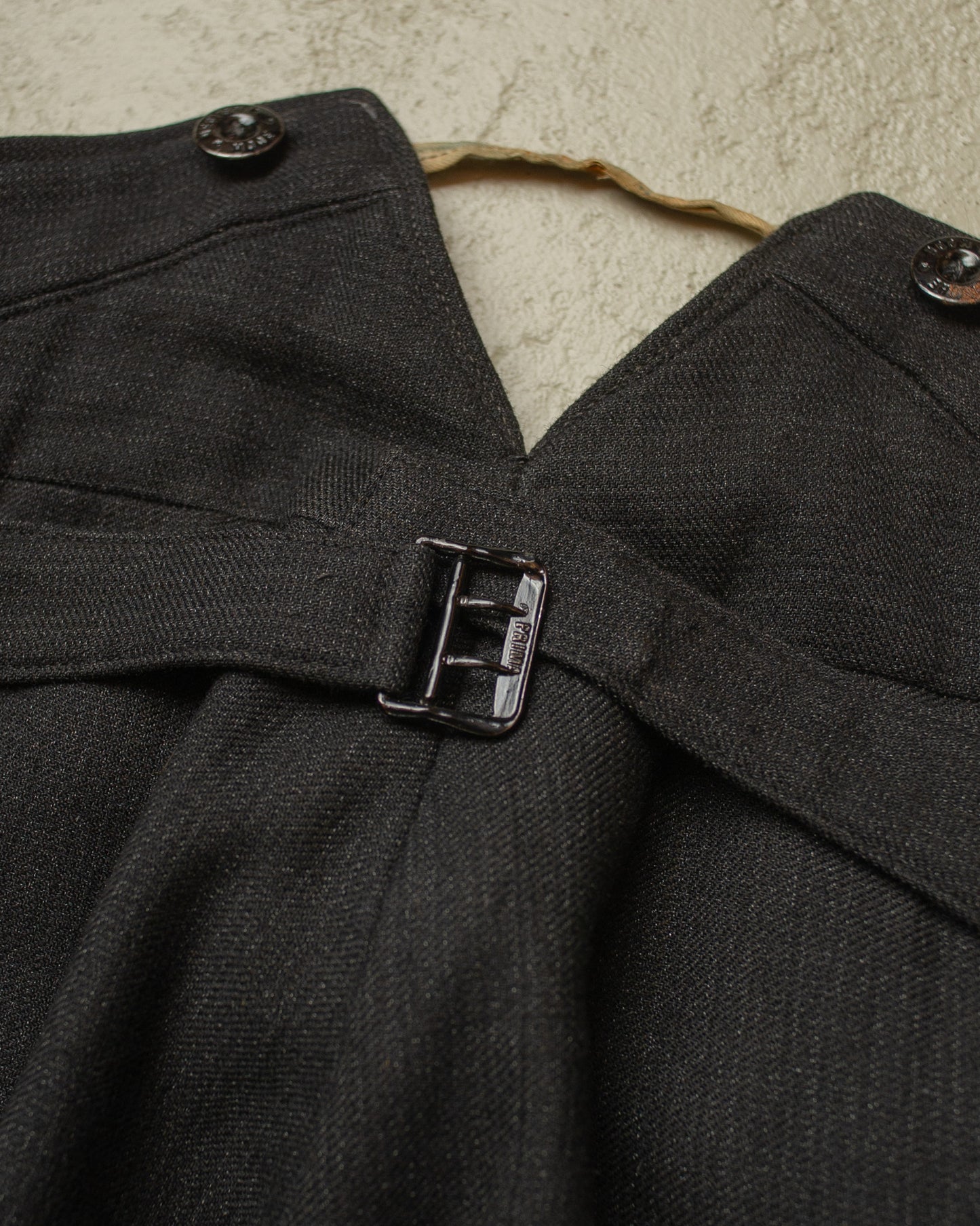 1920s German Wool Suit Pants black - W36 L30,5