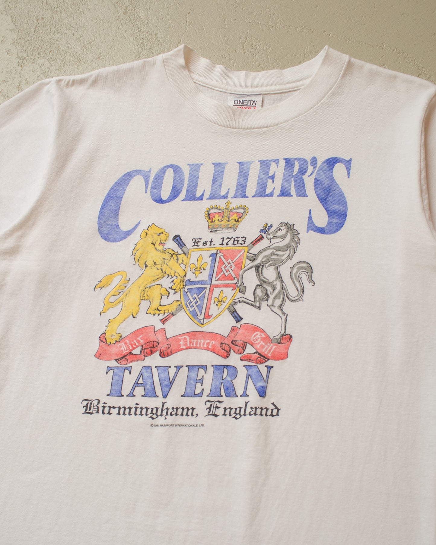 1991 Collier´s Tavern T-shirt white - L