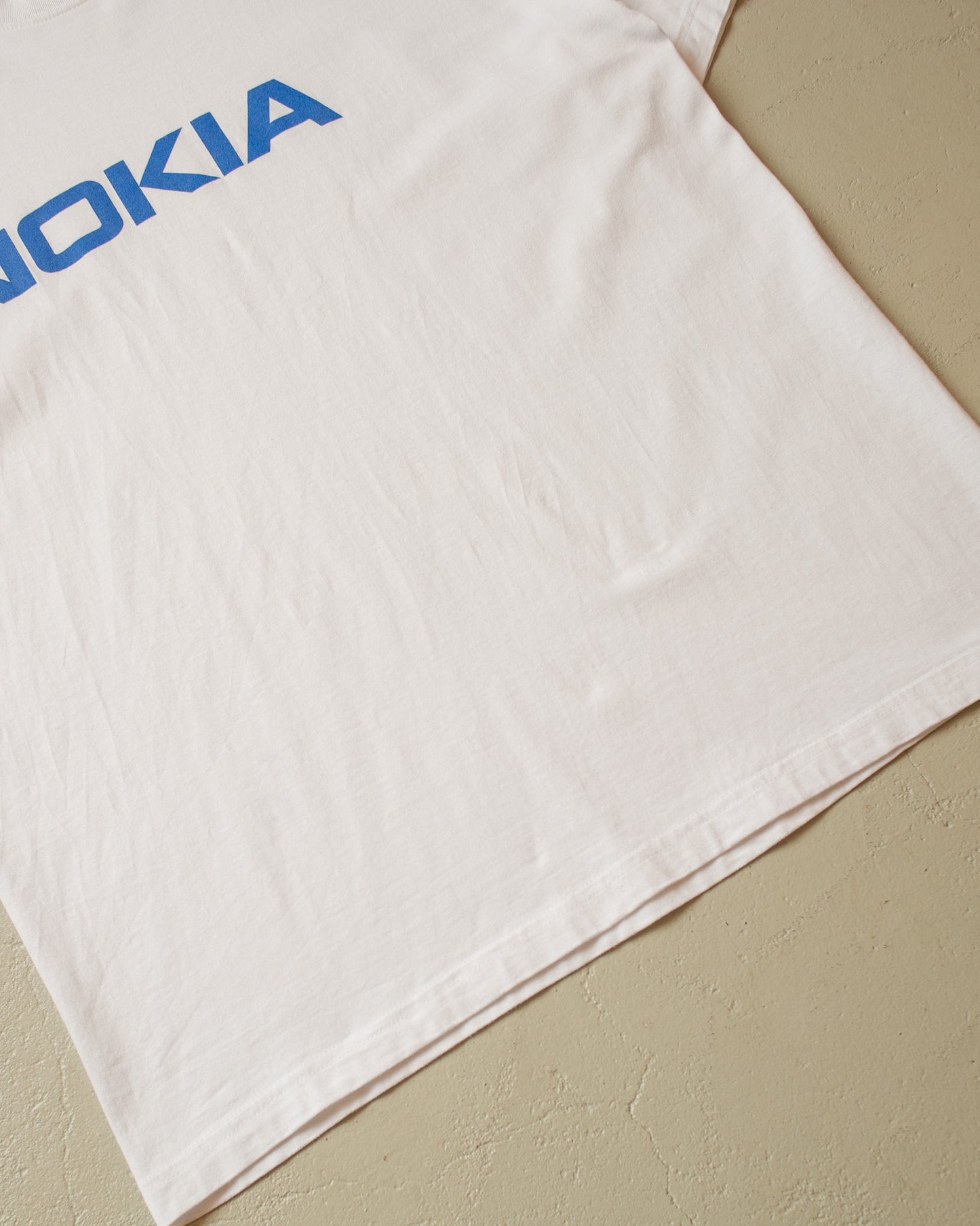 2000s Nokia Spellout T-shirt white - XL