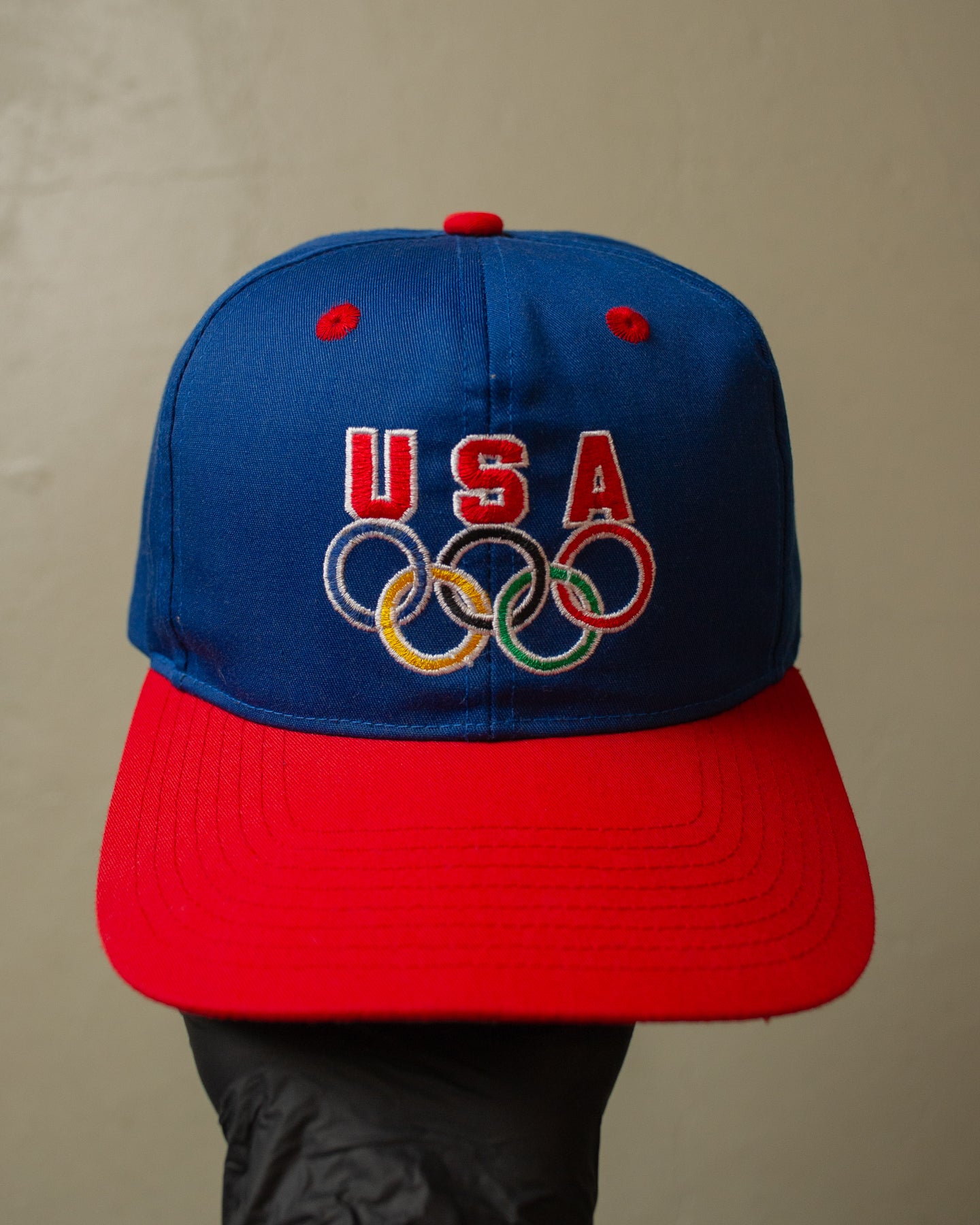 90s USA Olympic Snapback blue/red