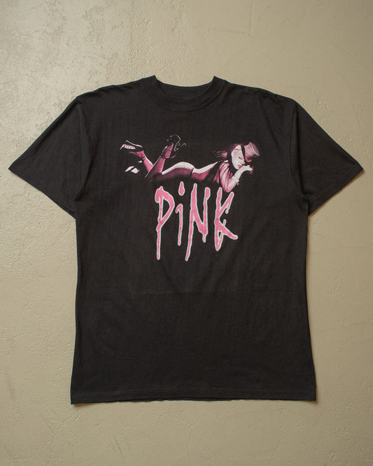 2000s Pink Bootleg T-shirt black - XL