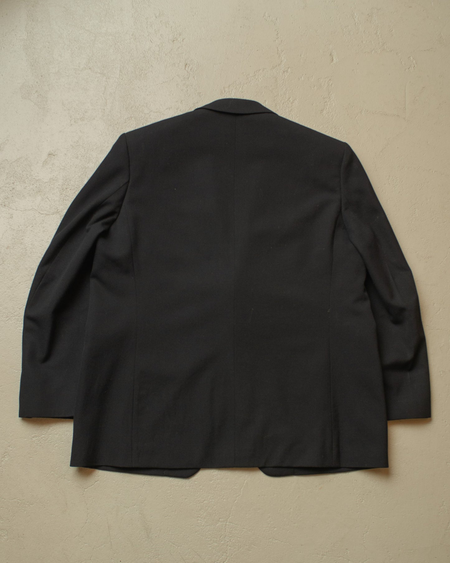 1940s German Peak Lapel Suit Jacket black - L