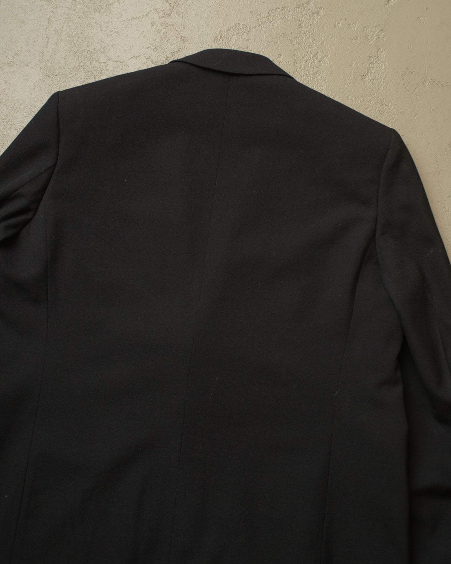 1940s German Peak Lapel Suit Jacket black - L