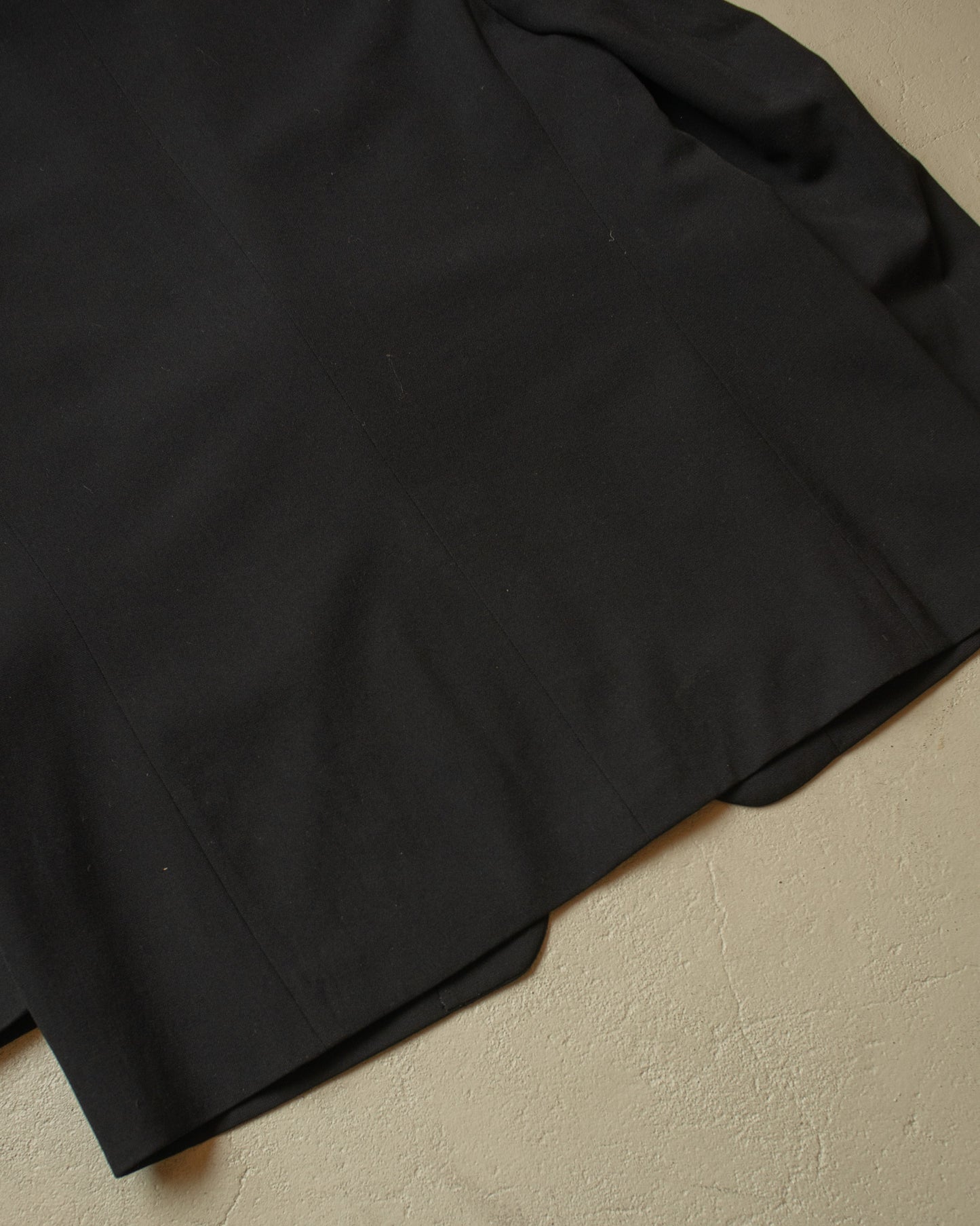 1940s German Peak Lapel Suit Jacket black - L