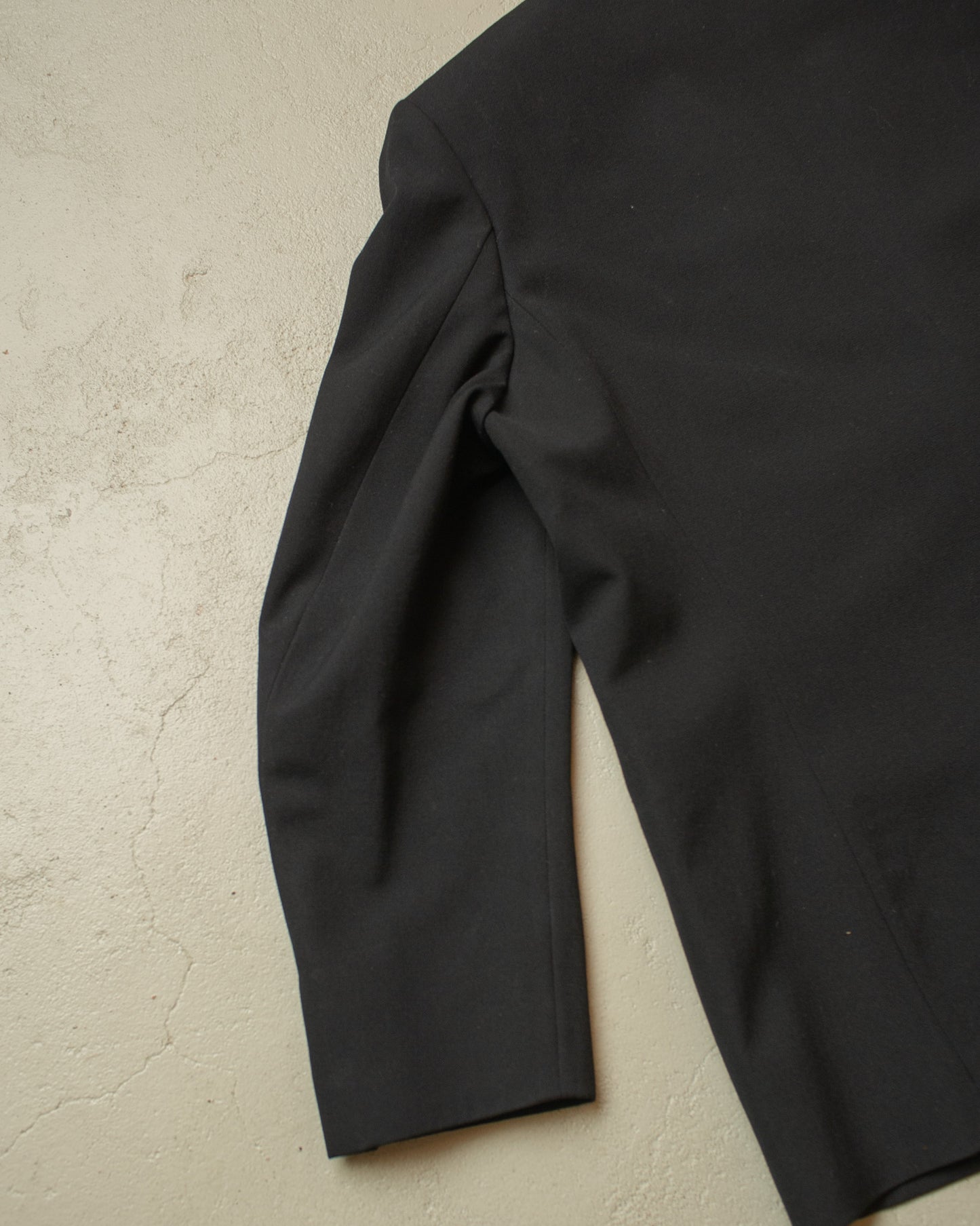 1940s German Peak Lapel Suit Jacket black - L