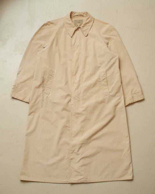 1940s German Elesco Raglan Trenchcoat beige - L