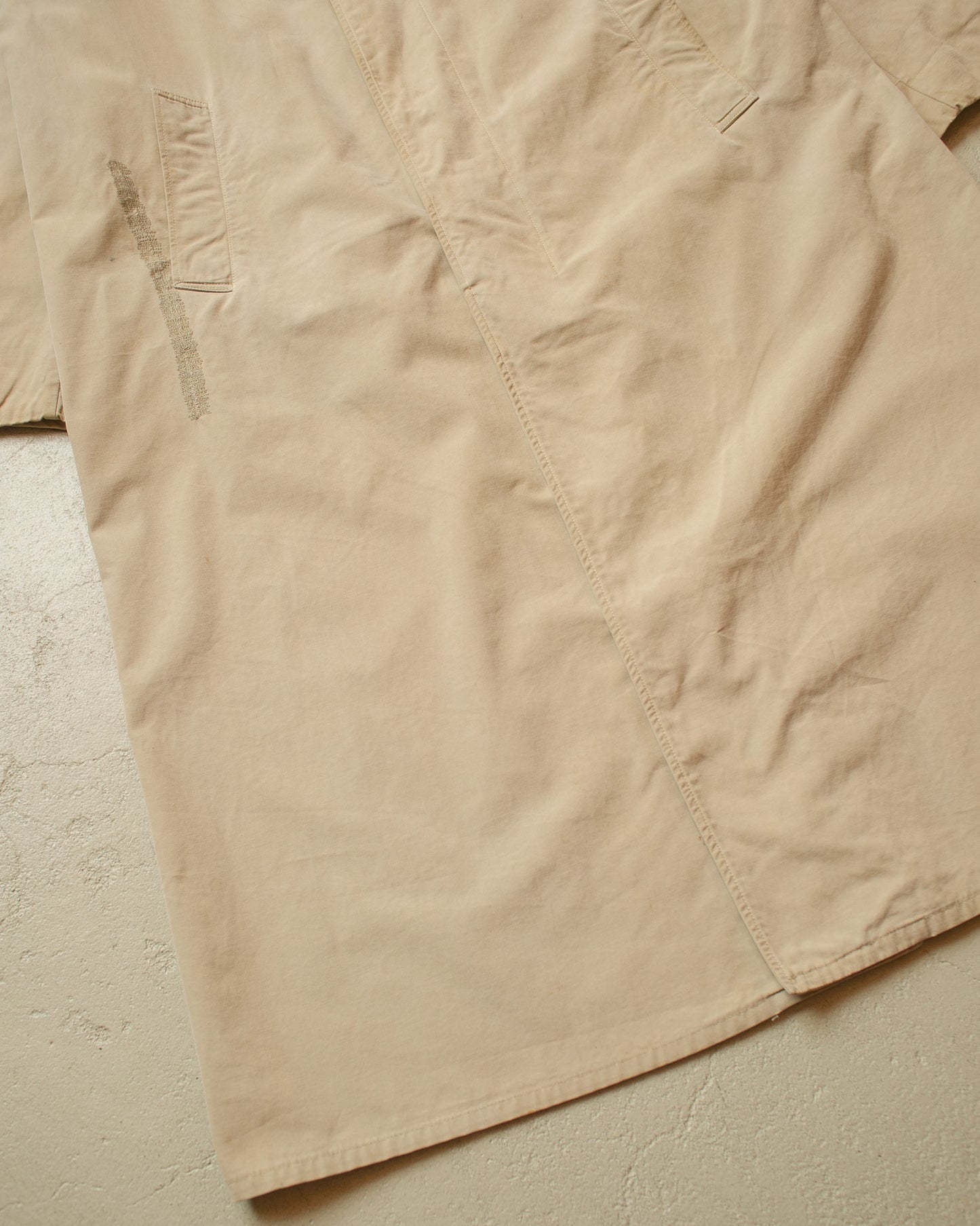 1940s German Elesco Raglan Trenchcoat beige - L
