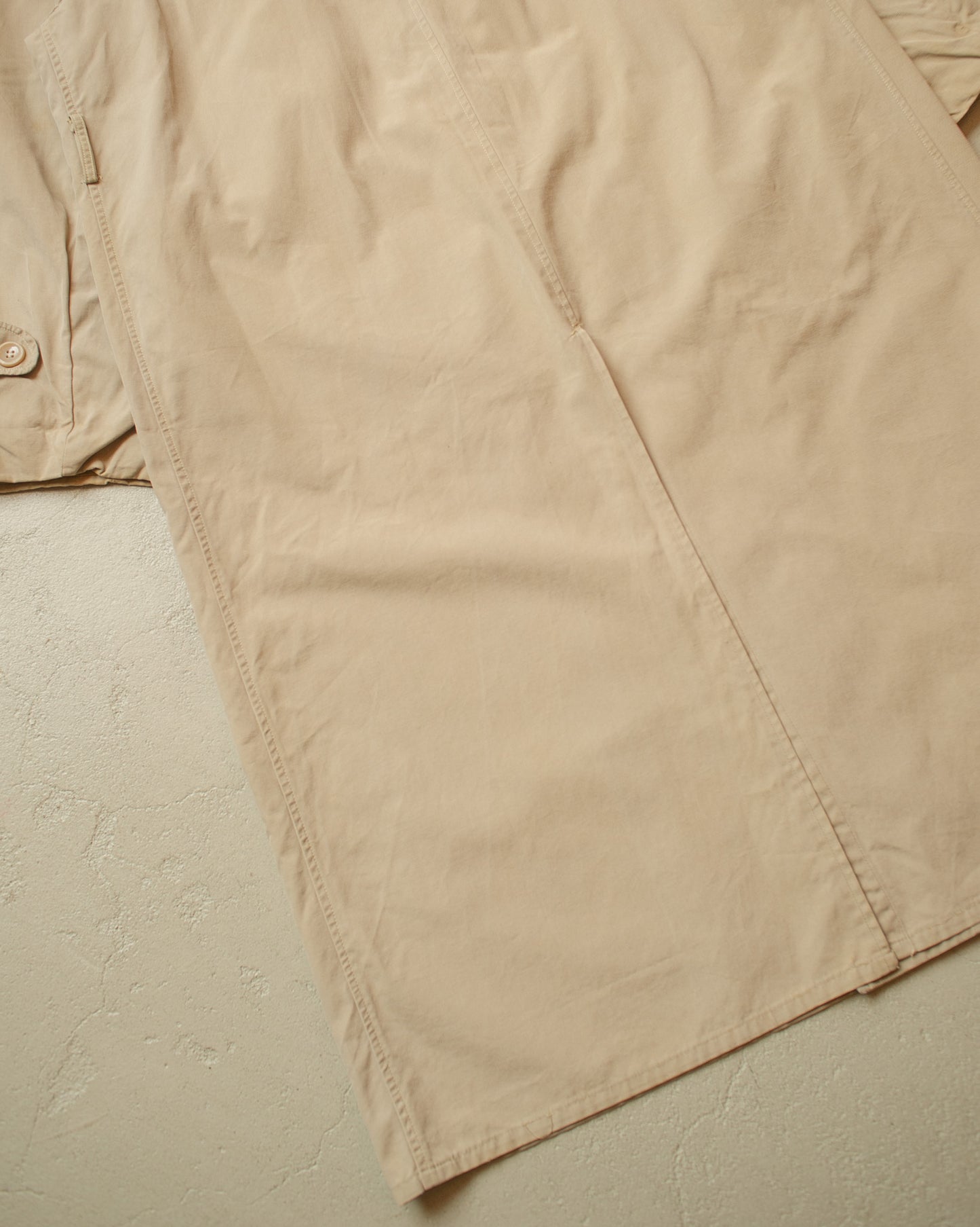 1940s German Elesco Raglan Trenchcoat beige - L