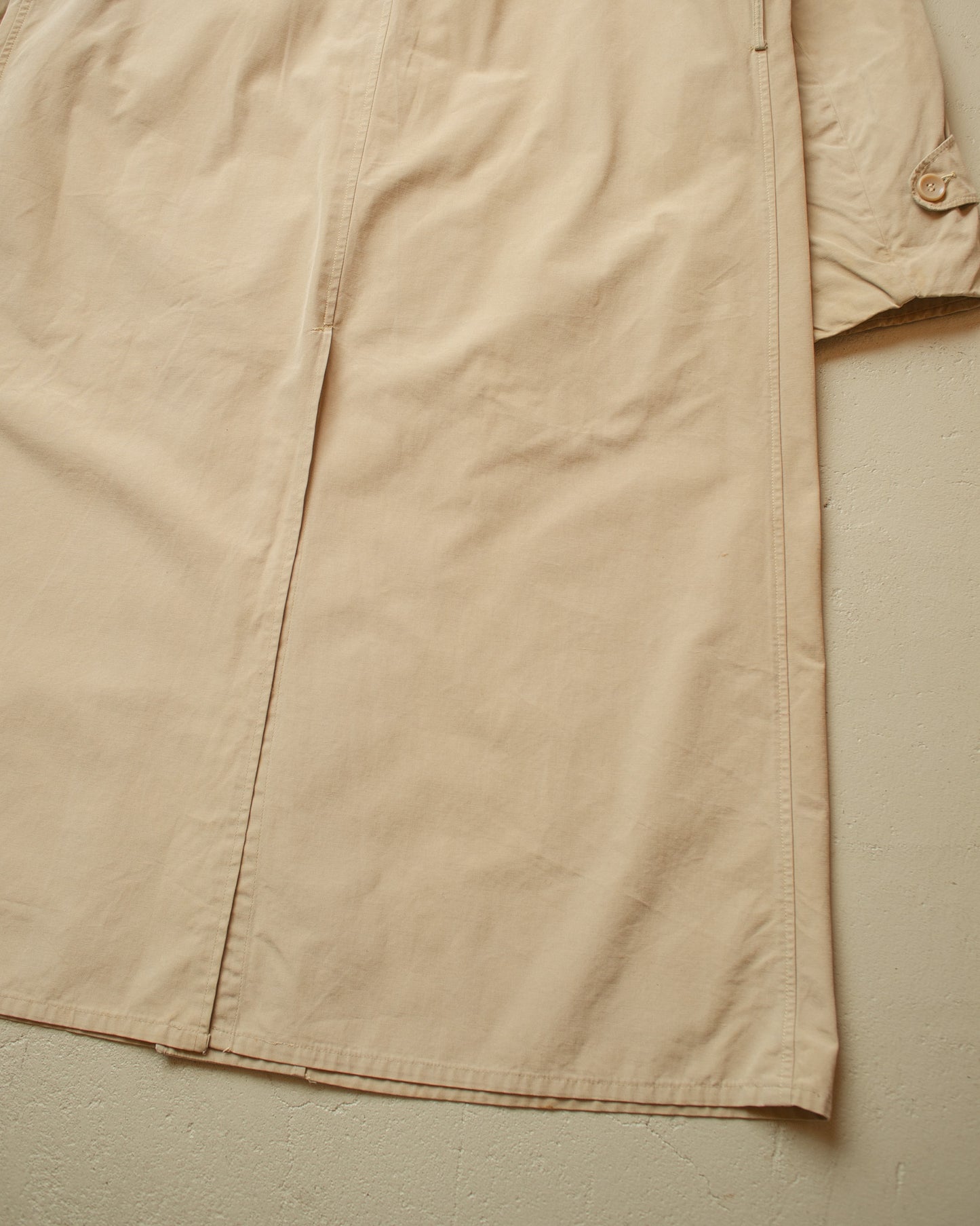 1940s German Elesco Raglan Trenchcoat beige - L