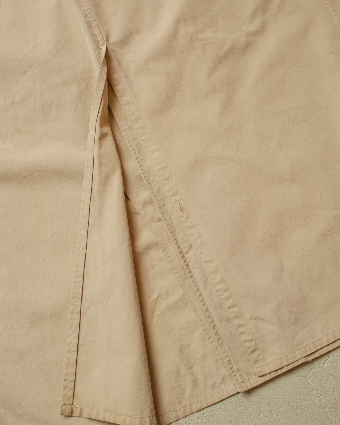 1940s German Elesco Raglan Trenchcoat beige - L