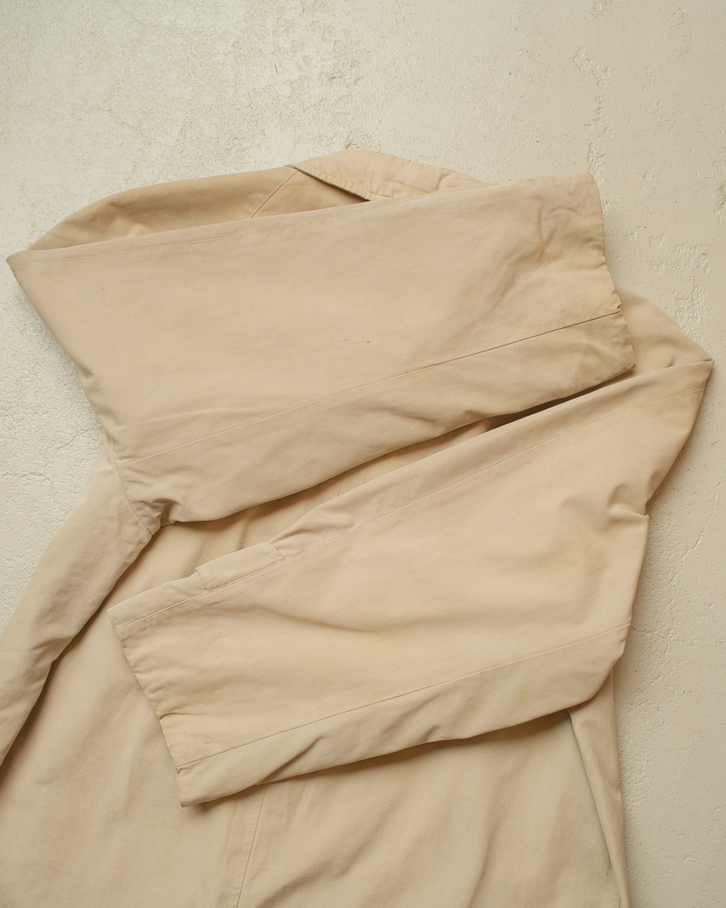 1940s German Elesco Raglan Trenchcoat beige - L
