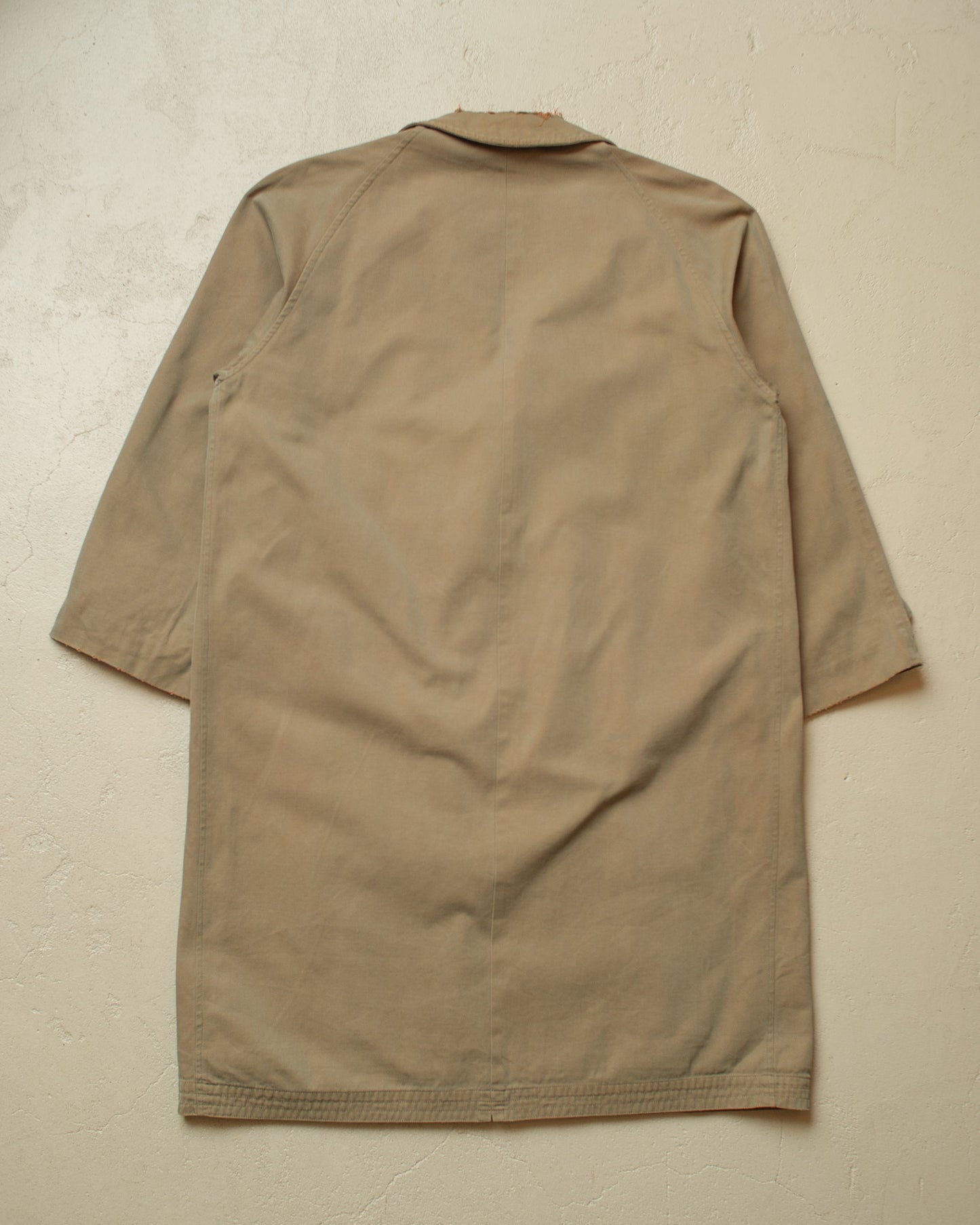 1940s German Raglan Trenchcoat green/khaki - L