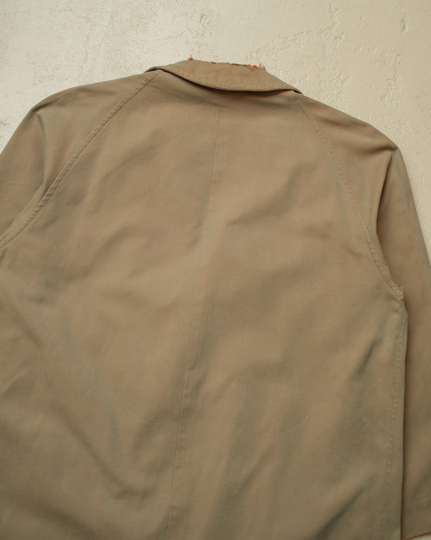 1940s German Raglan Trenchcoat green/khaki - L
