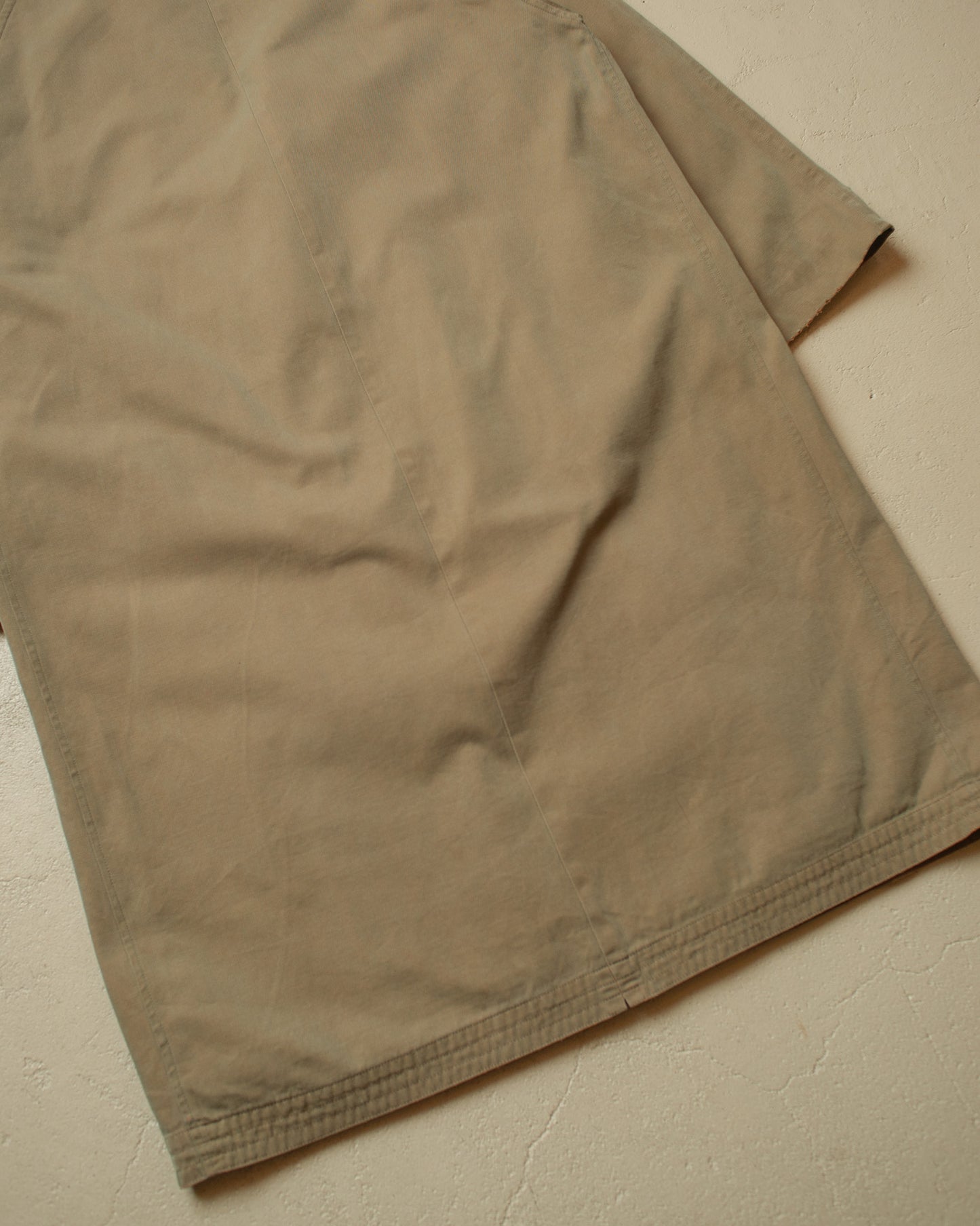 1940s German Raglan Trenchcoat green/khaki - L