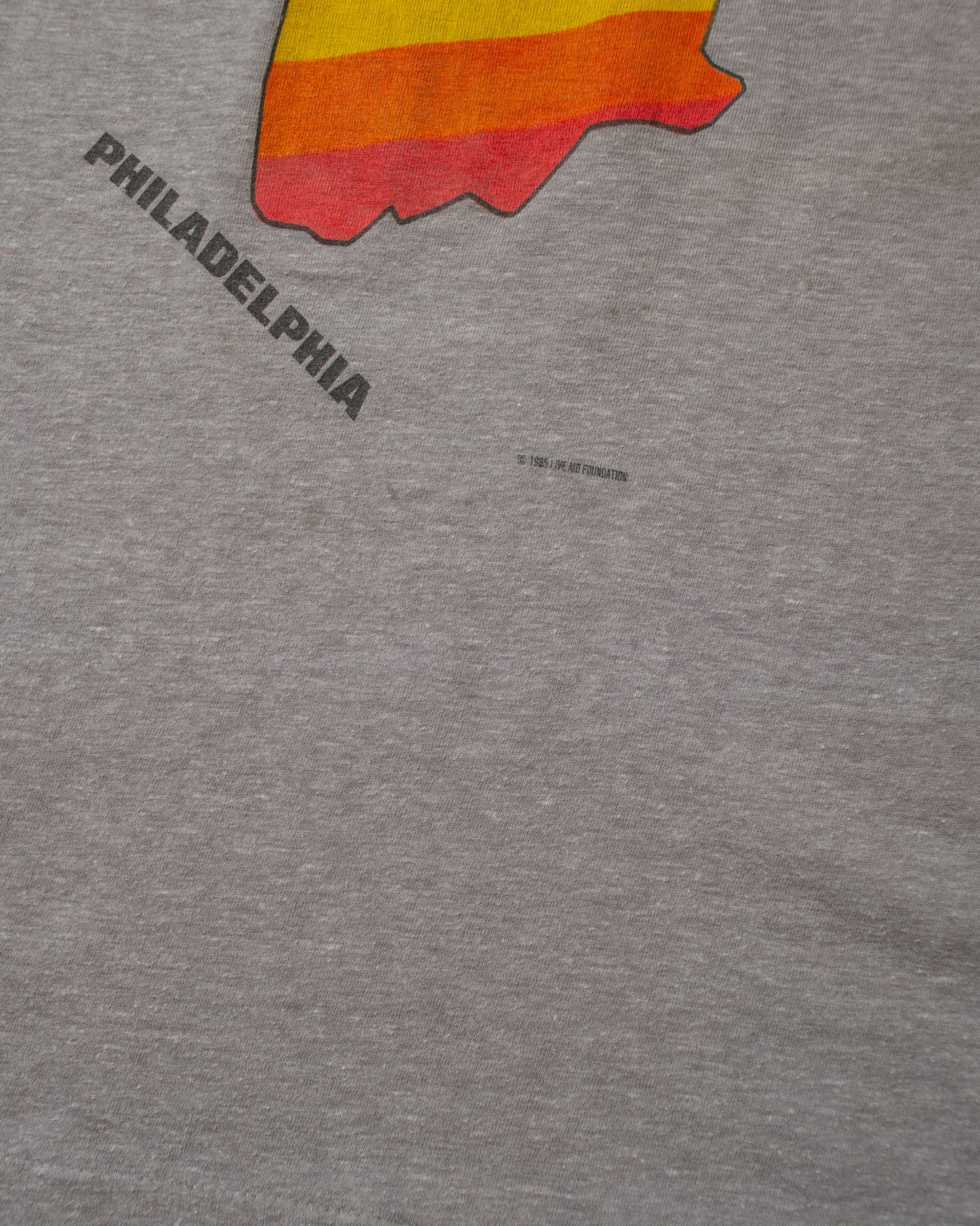 1985 Live Aid "Feed the World" Shirt grey - M