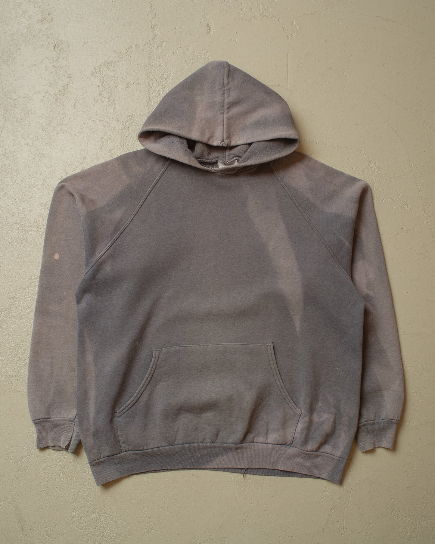 1990s Sunfaded Screen Stars Hoodie grey - L