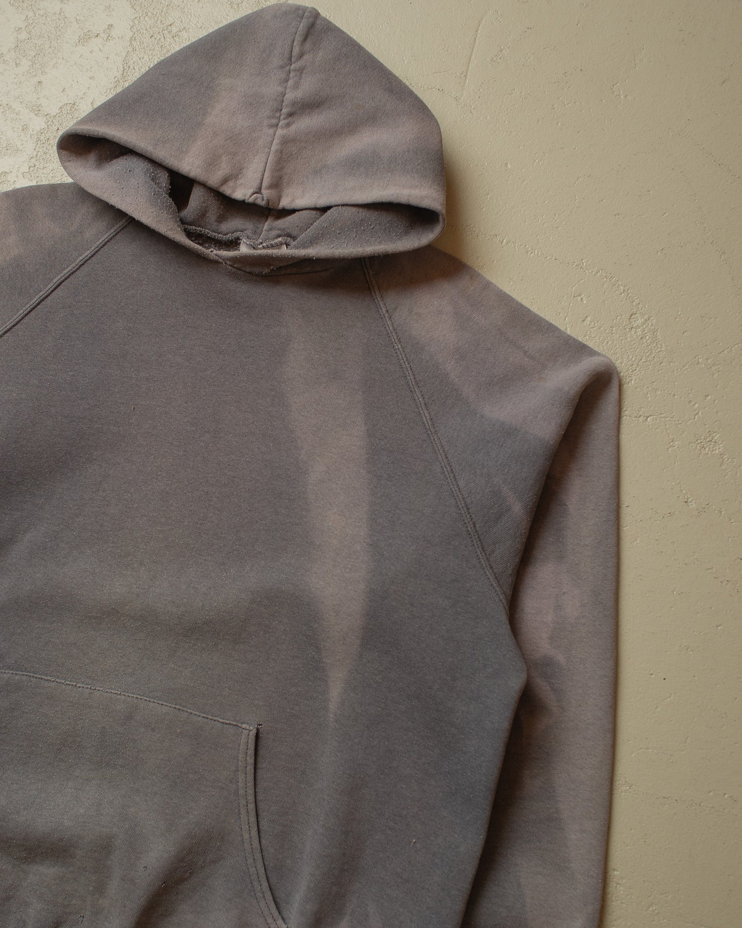 1990s Sunfaded Screen Stars Hoodie grey - L
