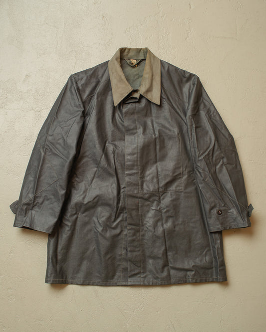 1950s German Rubberized Workwear Set grey - M