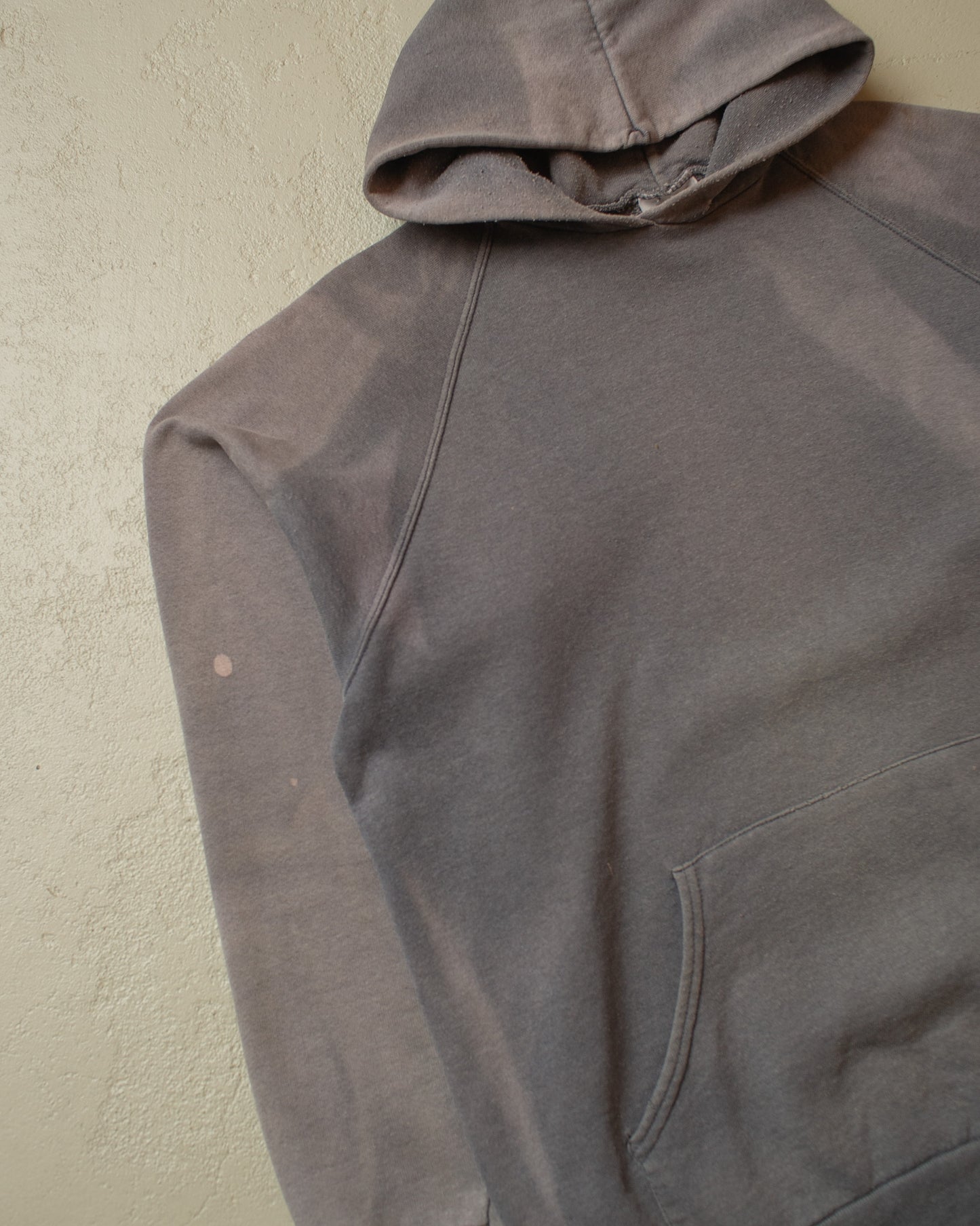 1990s Sunfaded Screen Stars Hoodie grey - L
