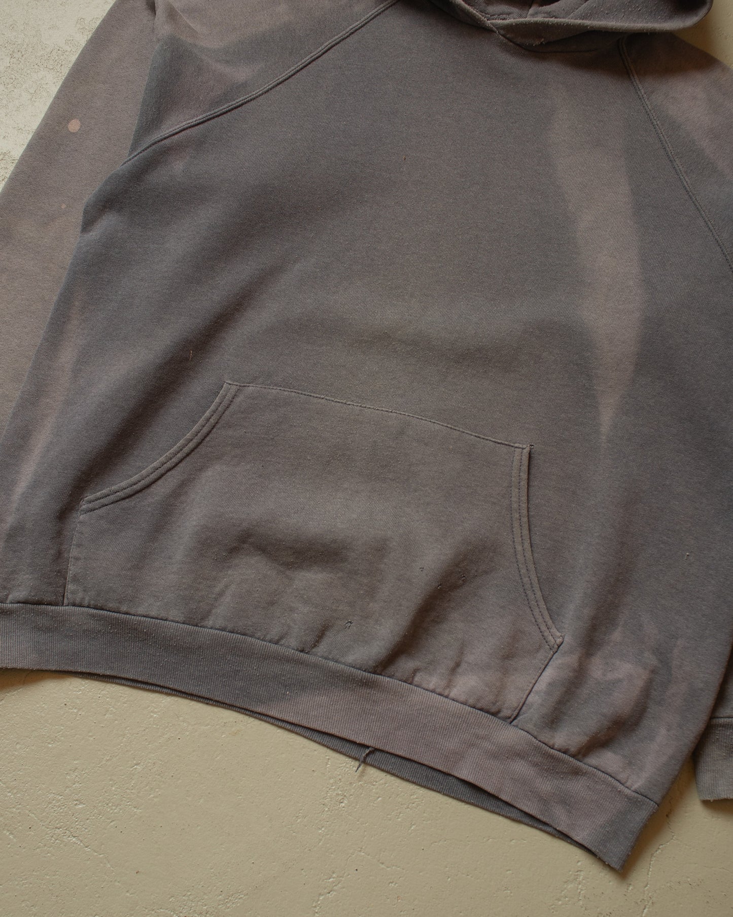 1990s Sunfaded Screen Stars Hoodie grey - L