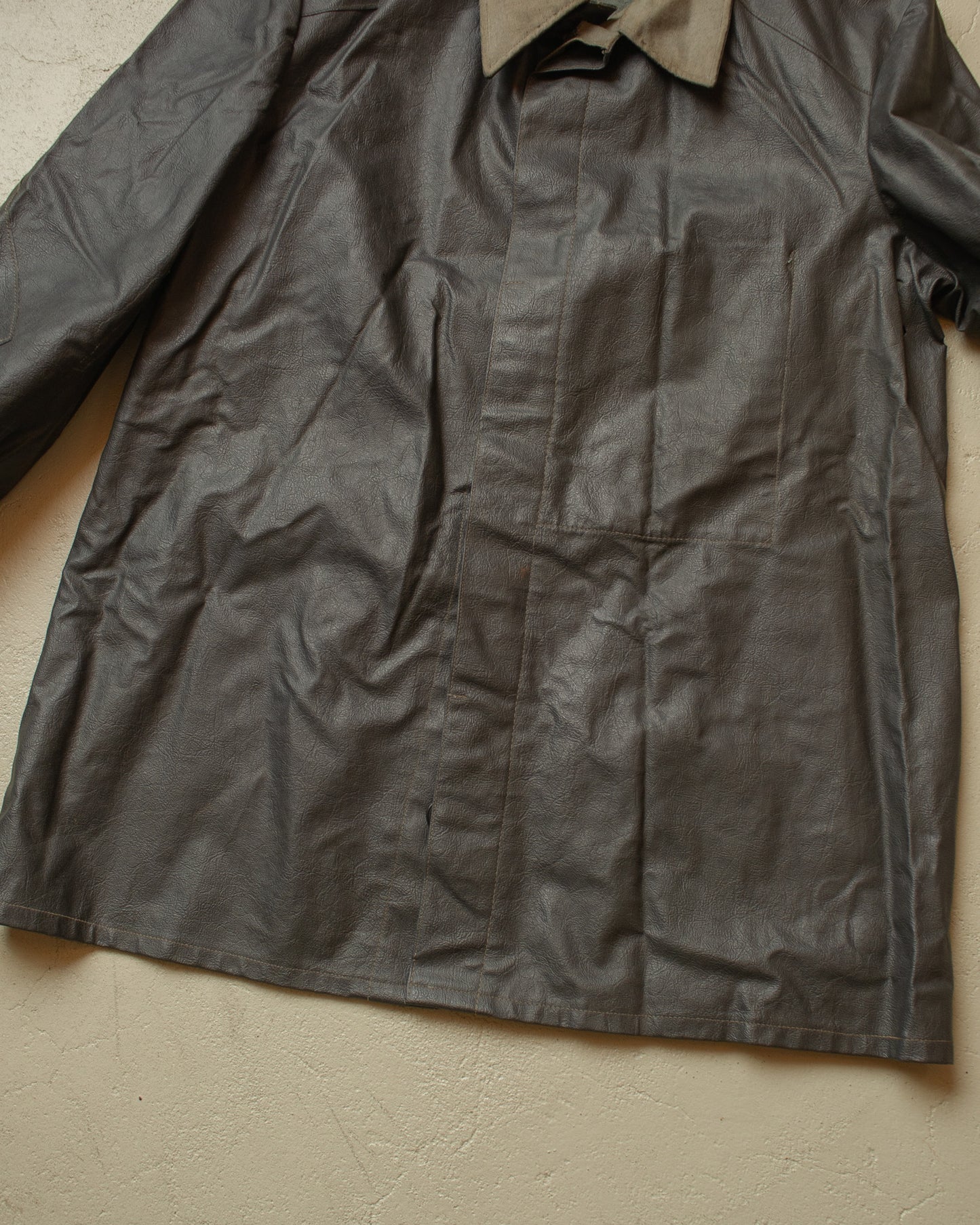 1950s German Rubberized Workwear Set grey - M
