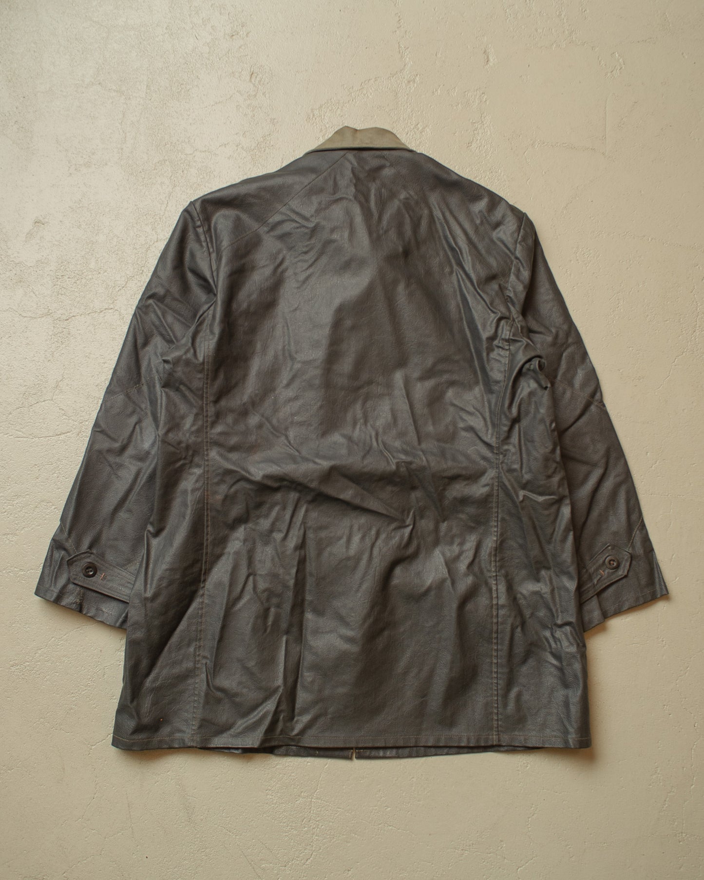 1950s German Rubberized Workwear Set grey - M
