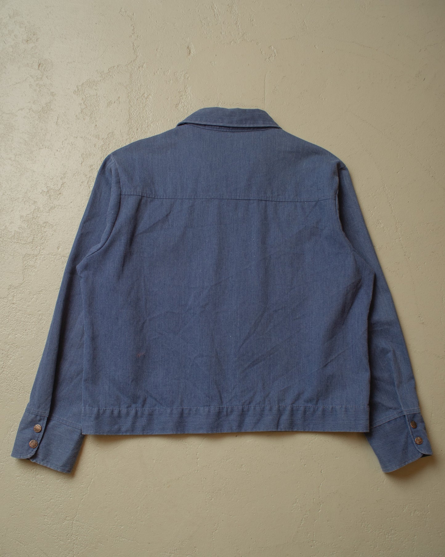 1970s J.C. Penney Two Pocket Corduroy Jacket blue - L/XL