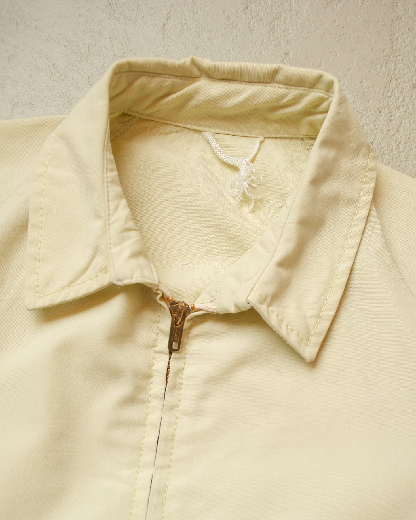 1960s Durable Press Raglan light Jacket beige/yellow - M