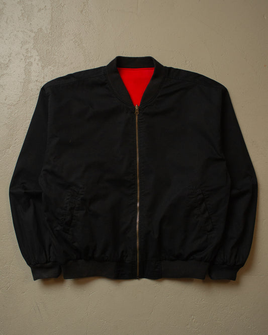 90s Marlboro 2in1 Bomber Jacket black/red - XL