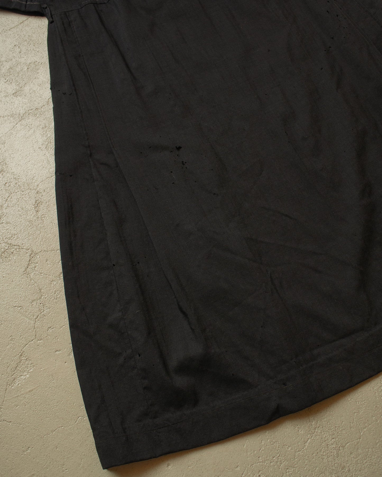 1920s/30s Womens French Work Dress black - M/L