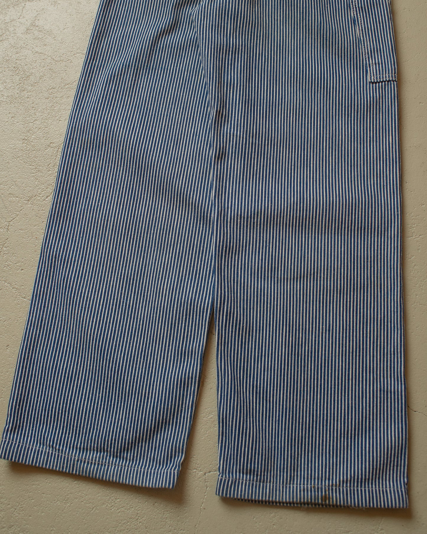 1980s Lee Hickory Stripe Overalls blue - 31