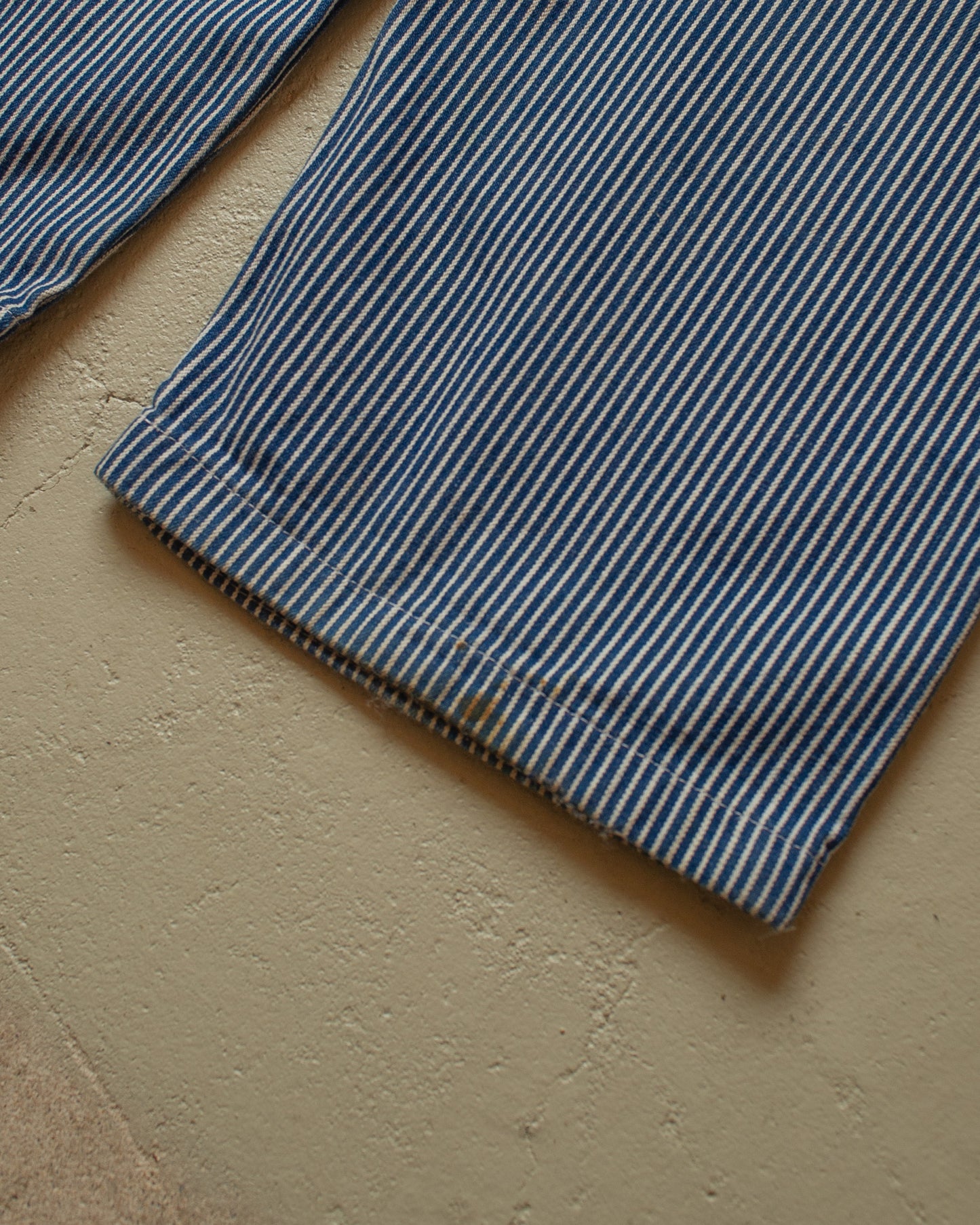 1980s Lee Hickory Stripe Overalls blue - 31