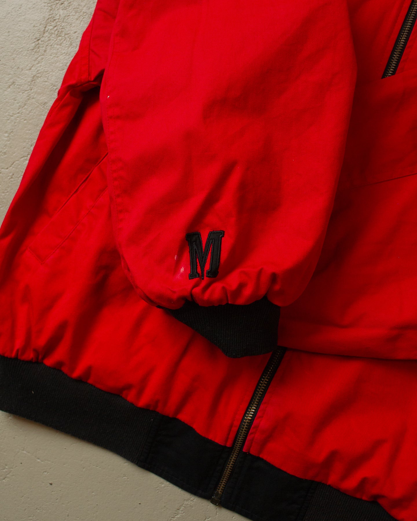 90s Marlboro 2in1 Bomber Jacket black/red - XL