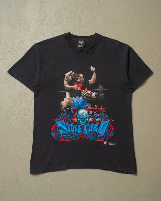 2001 WWF Stone Cold Steve Austin T-shirt black - M/L