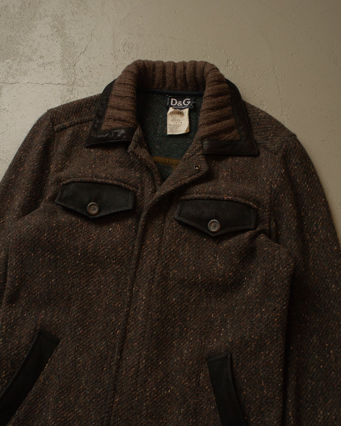 2000s Dolce & Gabbana Wool Jacket brown - S/M